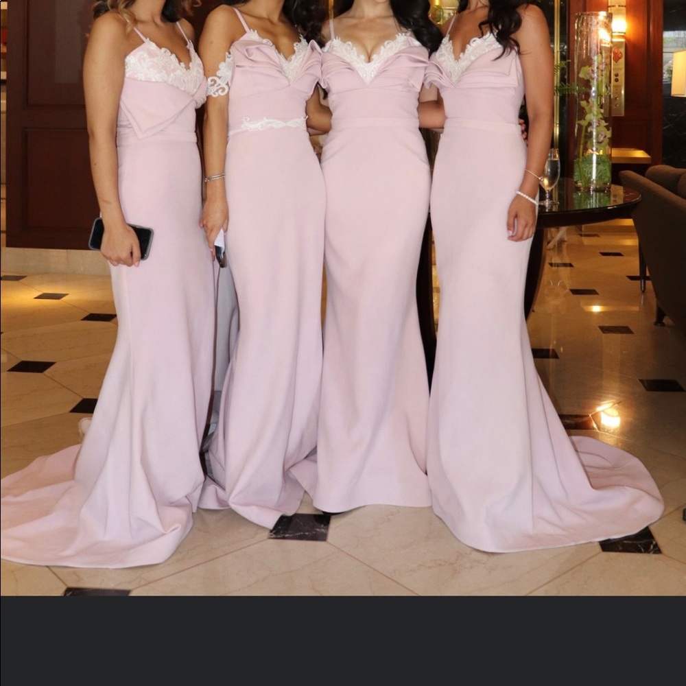 Bridesmaid dresses. Size 2 and 4. Two with train